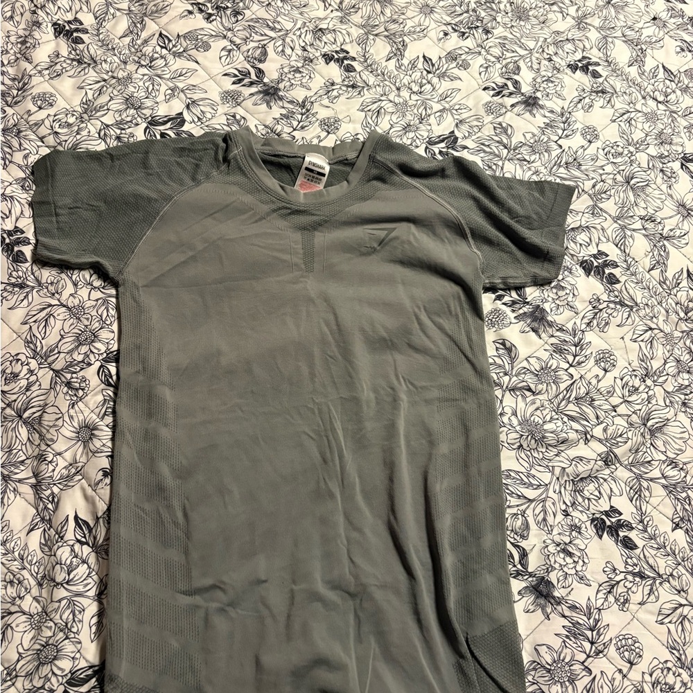 Gymshark Olive Short rare compression shirt